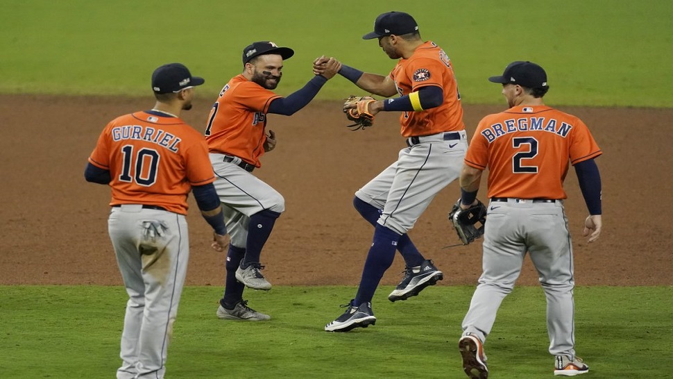 The Houston Astros are one win away from their third World Series in four seasons.