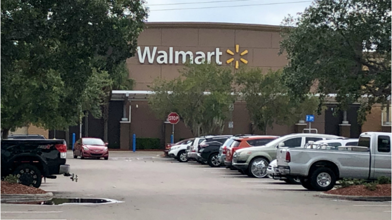 The incident happened at the Walmart located at 23106 U.S. Highway 19 N in Clearwater. (Josh Rojas/Spectrum Bay News 9)